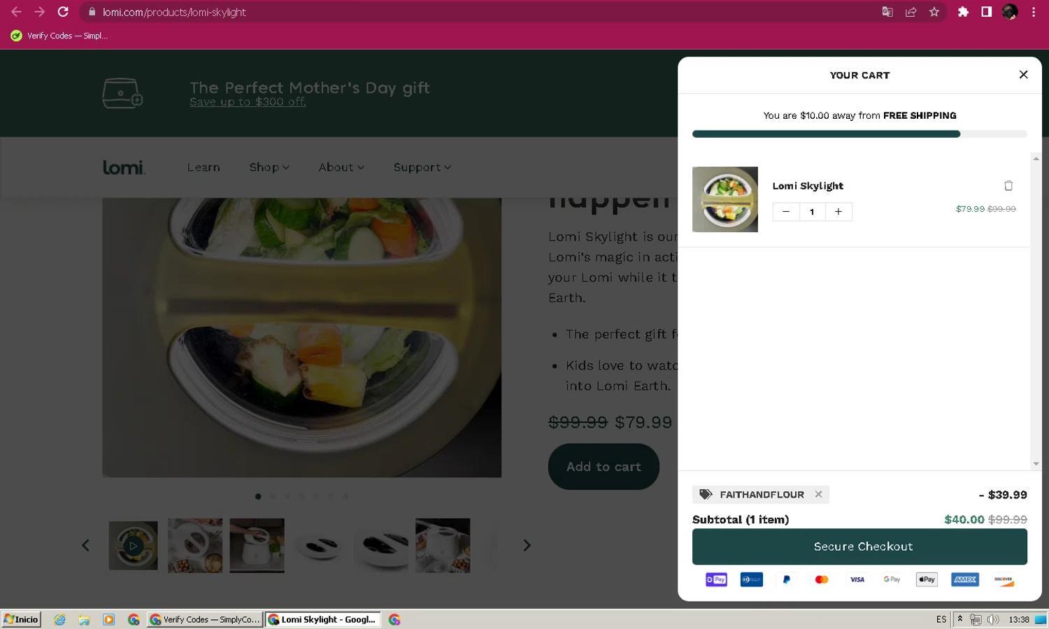 How to apply Lomi coupon code